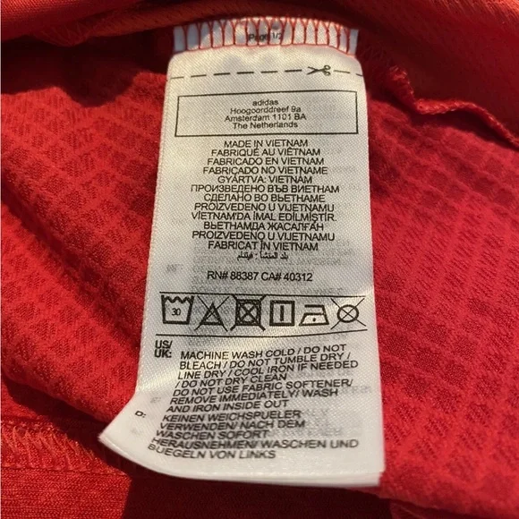 Adidas Manchester United 2024/25 Home Soccer Football Long Sleeve Jersey - Picture 10 of 11